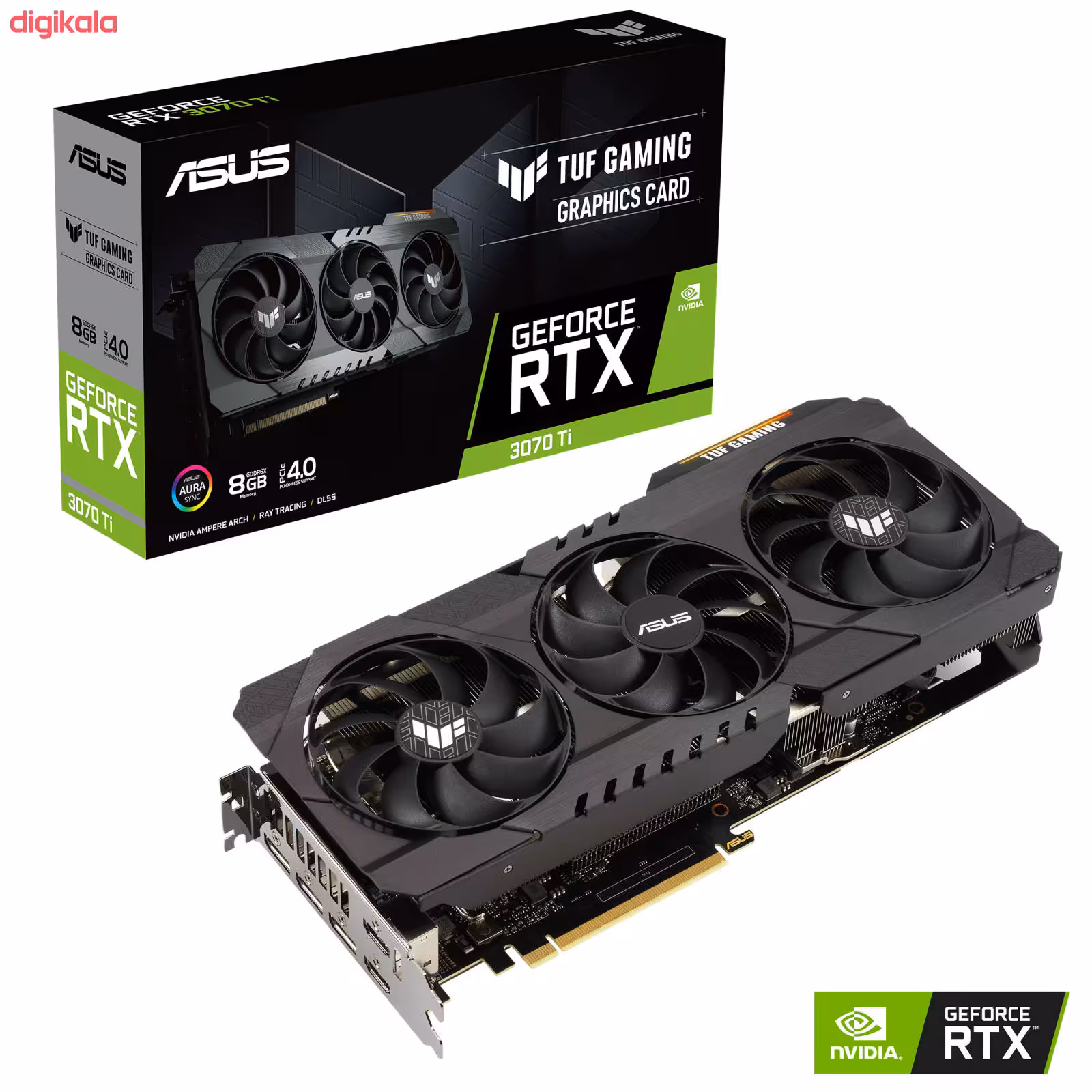 کارت گرافیک ایسوس مدل RTX 3070TI 8G Geforce TUF Gaming