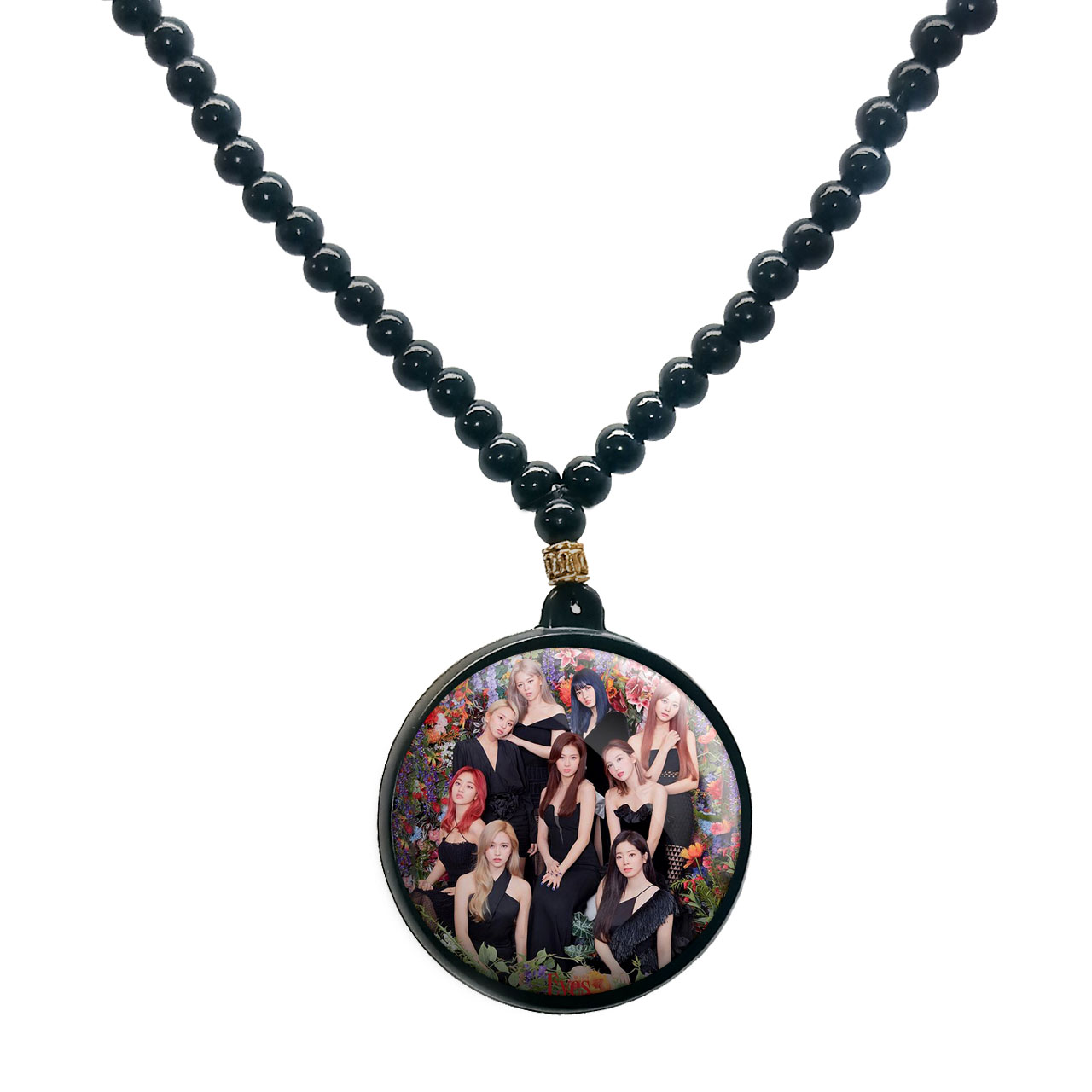 گردنبند پرمانه طرح تو ایس کد pmd.19540 مدل دو طرفه