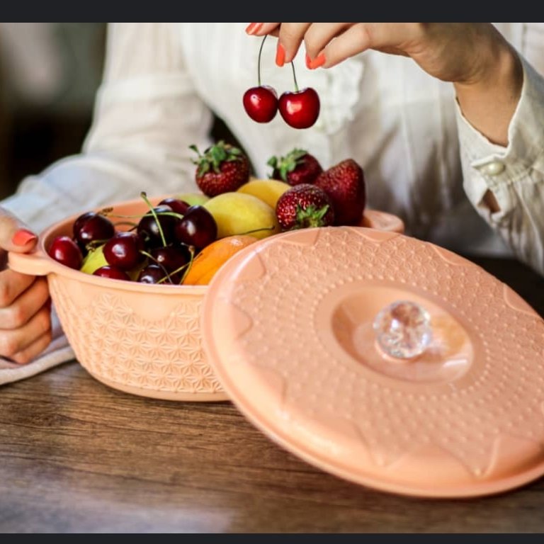 ظرف درب دار طرحدار