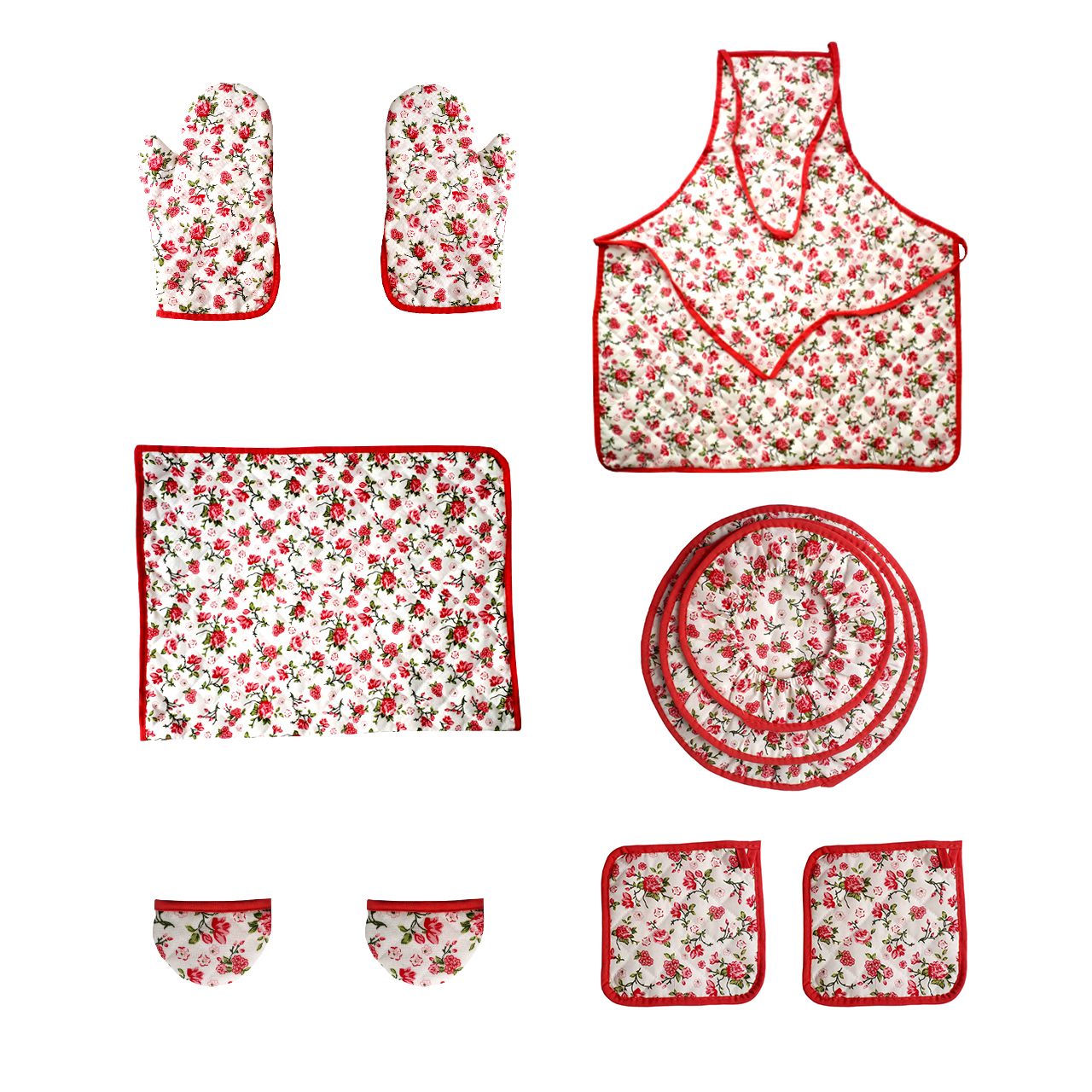 سرویس آشپزخانه تک 11 تکه طرح فلاور