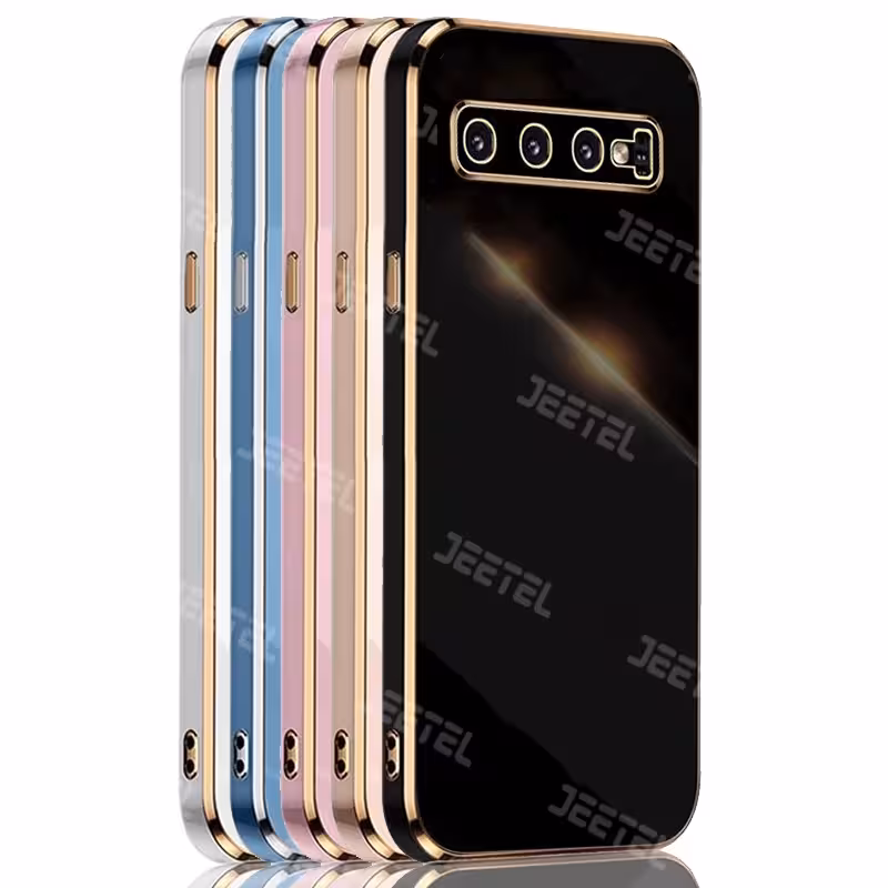 کاور مای کیس گلدلاین برای Samsung Galaxy S10 Plus (الکتروپلیتینگ 6D اورجینال)