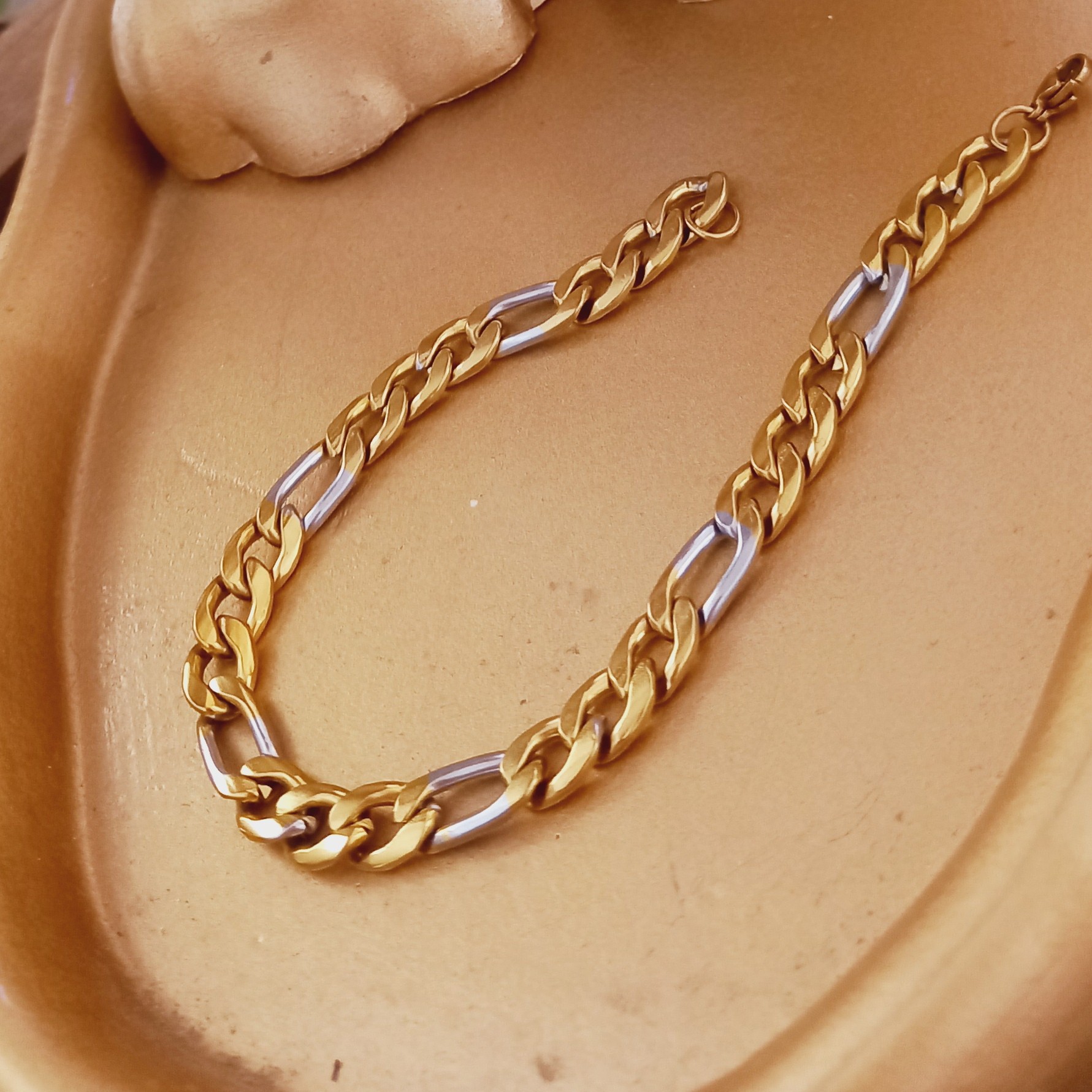 دستبند کارتیر دو رنگ