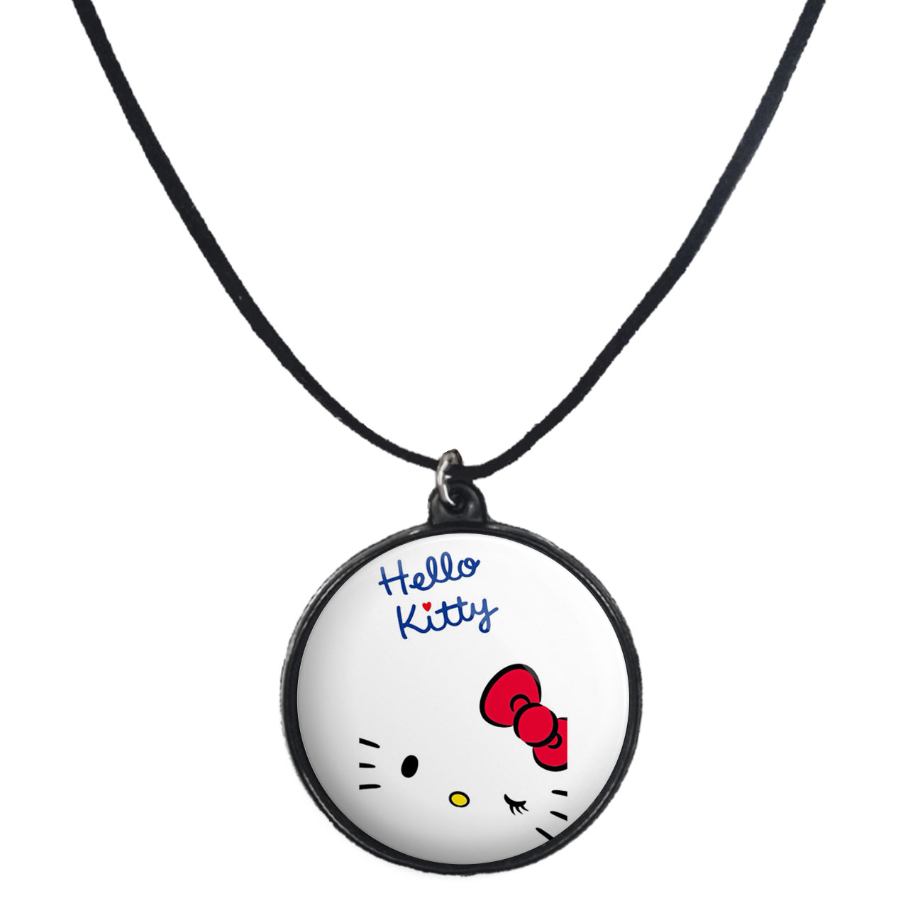 گردنبند پرمانه طرح Kitty کد pmb.27281 مدل دو طرفه