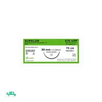 نخ جراحی نایلون راند بادید 2/0 سوپا-Supa بسته 36 عددی