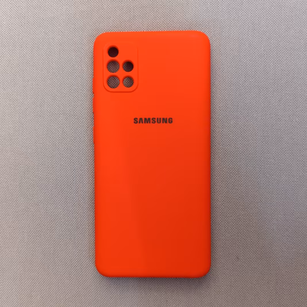 گارد - کاور - قاب سیلیکونی ژله ای قرمز مناسب سامسونگ آ51 Samsung Galaxy A51 (a51)