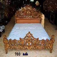 سرویس خواب کد 700 چوب راش شامل تخت-پاتختی – دراور- قاب اینه