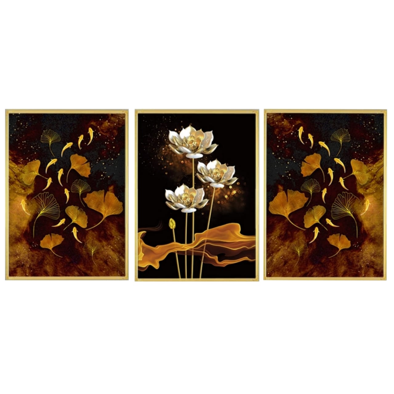 تابلو مدل دکوراتیو کد 357 مجموعه 3 عددی