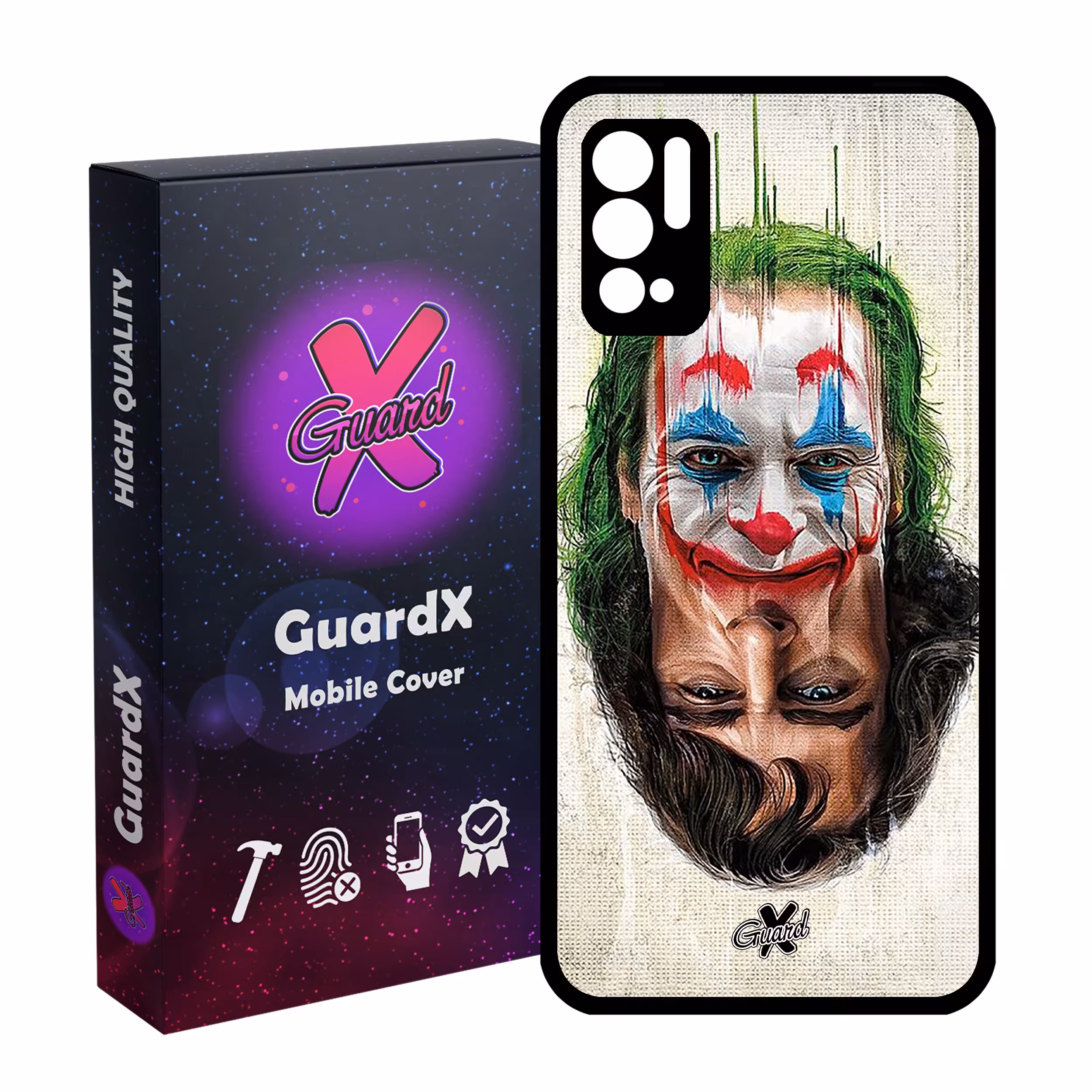کاور گارد ایکس طرح Joker مدل Glass10097 مناسب برای گوشی موبایل شیائومی Redmi Note 10 5G / Poco M3 Pro