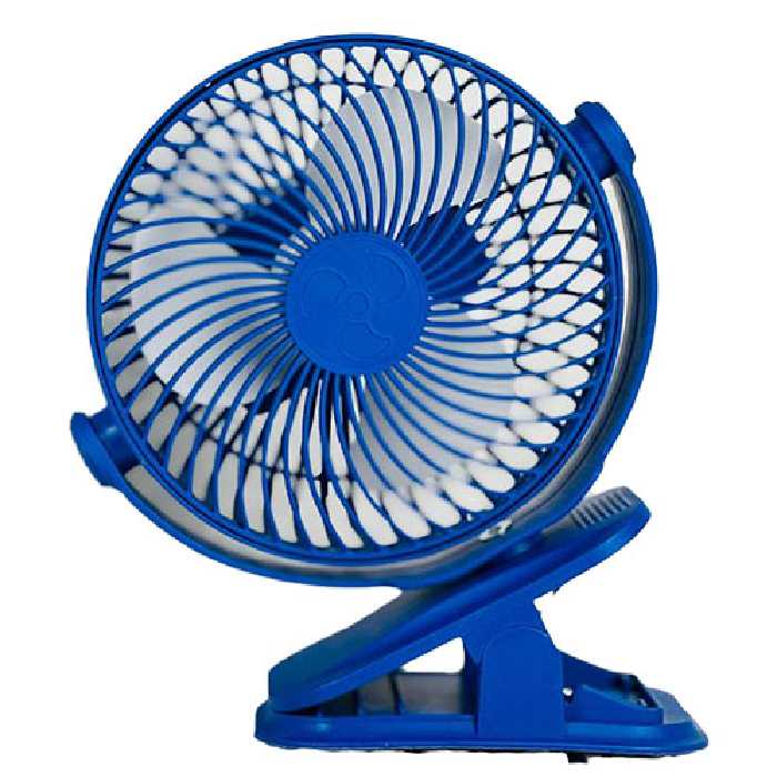 پنکه شارژی گیره دار