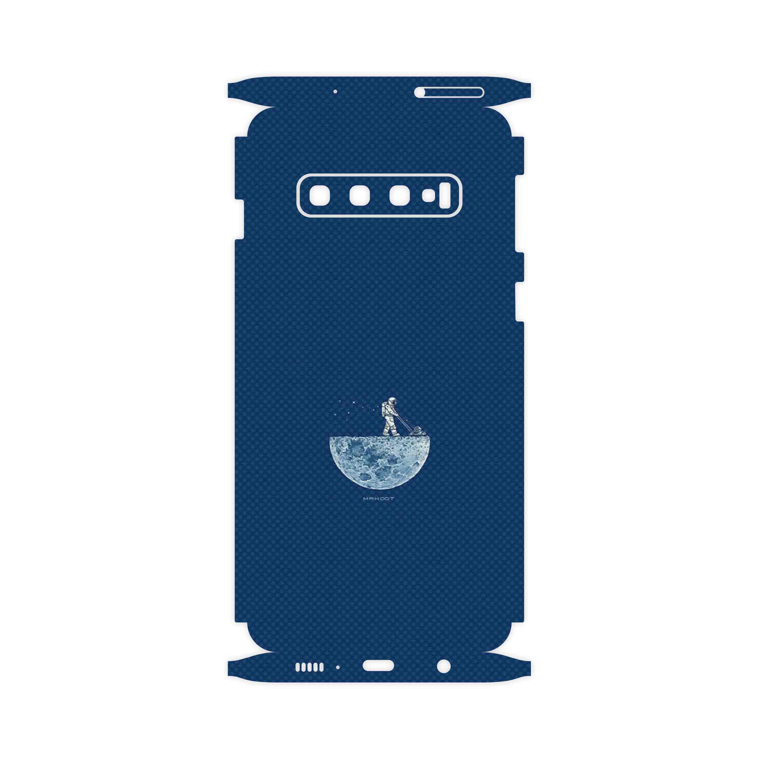 برچسب پوششی ماهوت مدل Minimal Gardener Astronaut-FullSkin مناسب برای گوشی موبایل سامسونگ Galaxy S10