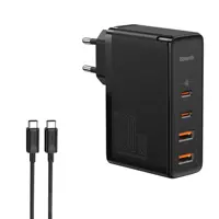 شارژر دیواری باسئوس مدل CCGAN2P-L01 به همراه کابل تبدیل USB-C