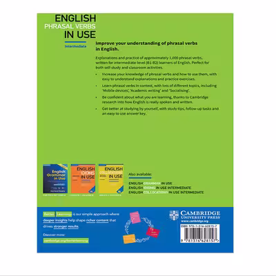 کتاب English Phrasal Verbs In Use اثر Michael Mccarthy And Felicity O`dell انتشارات آرماندیس دو جلدی