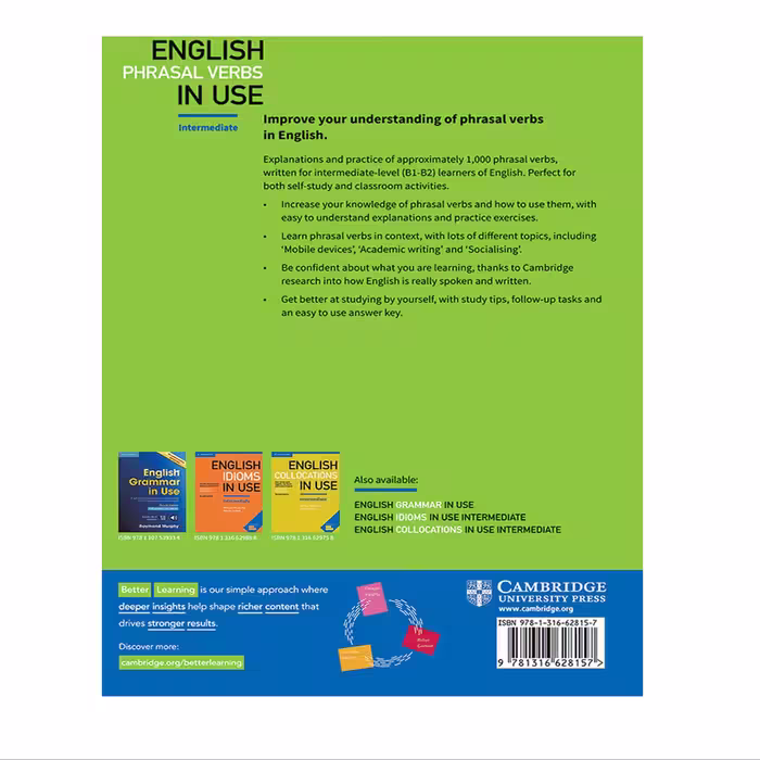 کتاب English Phrasal Verbs In Use اثر Michael Mccarthy And Felicity O`dell انتشارات آرماندیس دو جلدی