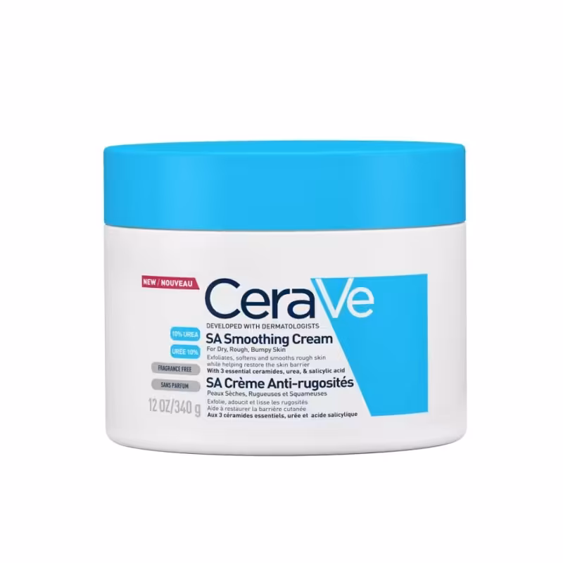 کرم کاسه ای مرطوب کننده قوی سراوی Cerave مدل Sa Smoothing وزن 340 گرم
