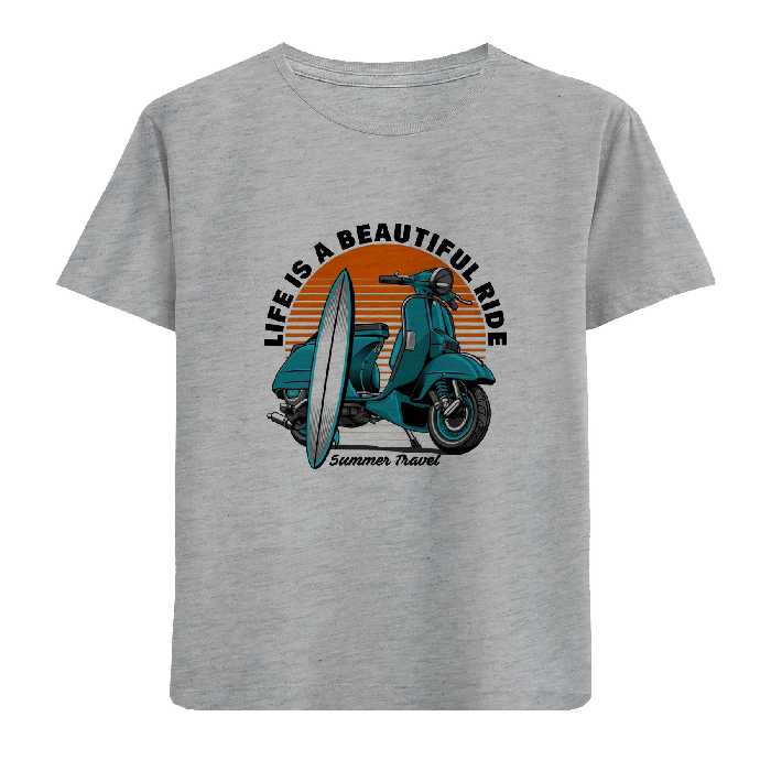 تی شرت آستین کوتاه بچگانه مدل موتور D334