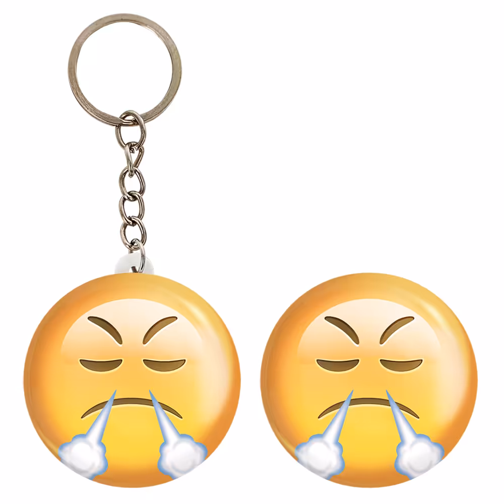 پیکسل خندالو مدل ایموجی کد 5385 به همراه جاکلیدی