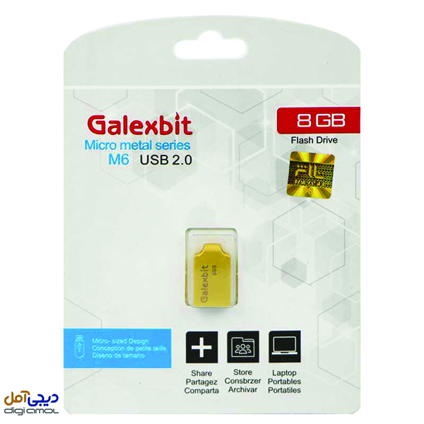 فلش مموری گلکسبیت مدل M6 ظرفیت 8 گیگابایت