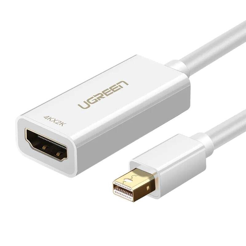 کابل مبدل Mini DisplayPort به HDMI یوگرین مدل MD112 طول 025 متر