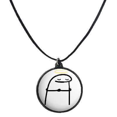 گردنبند پرمانه طرح میقولی کد pmb.24608 مدل دو طرفه