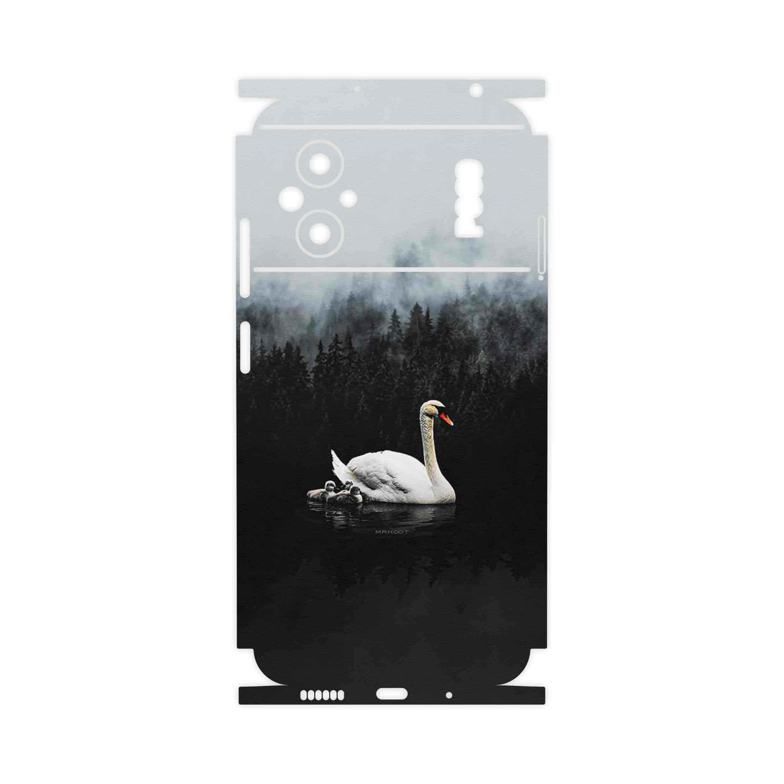 برچسب پوششی ماهوت مدل Swan_Lake-FullSkin مناسب برای گوشی موبایل شیائومی Poco M5