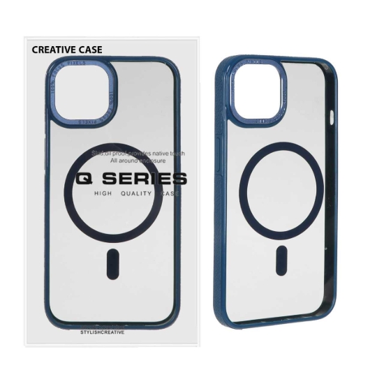 قاب گوشی موبایل فوکس پیکسلز مدل لنز آلومینیومی دور چرم مگ سیف دار