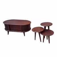 میز تلویزیون شبستان مدل HG1260 به همراه میز پذیرایی