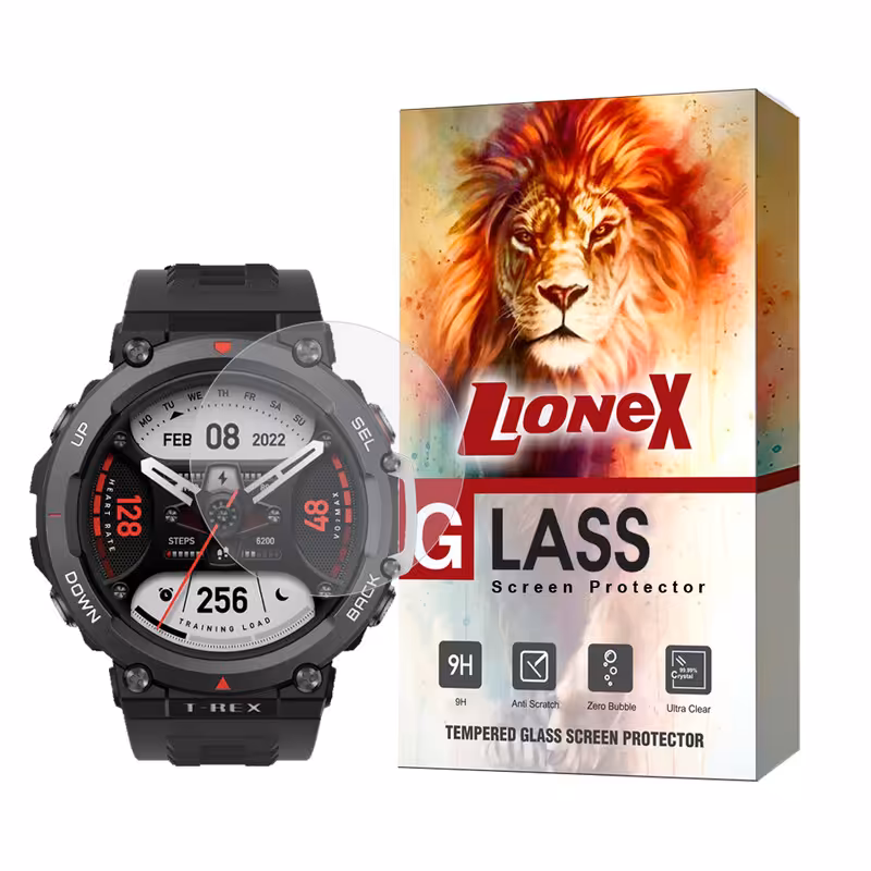 محافظ صفحه نمایش لایونکس مدل WATCHSAFE مناسب برای ساعت هوشمند آمازفیت T-Rex 2 | کالا برتری