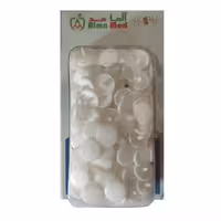 دکمه چهارپارچه آلمامد طرح پلاستیکی کد CHA60PL بسته 60 عددی