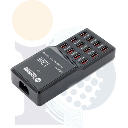 شارژر 12 ‍‍‍‍‍‍‍پورت Sunshine SS-306