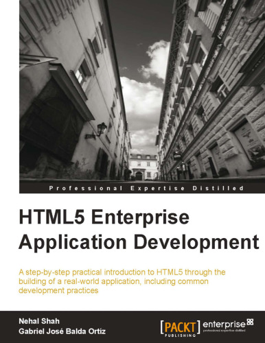 خرید و دانلود نسخه کامل کتاب HTML5 Enterprise Application Development