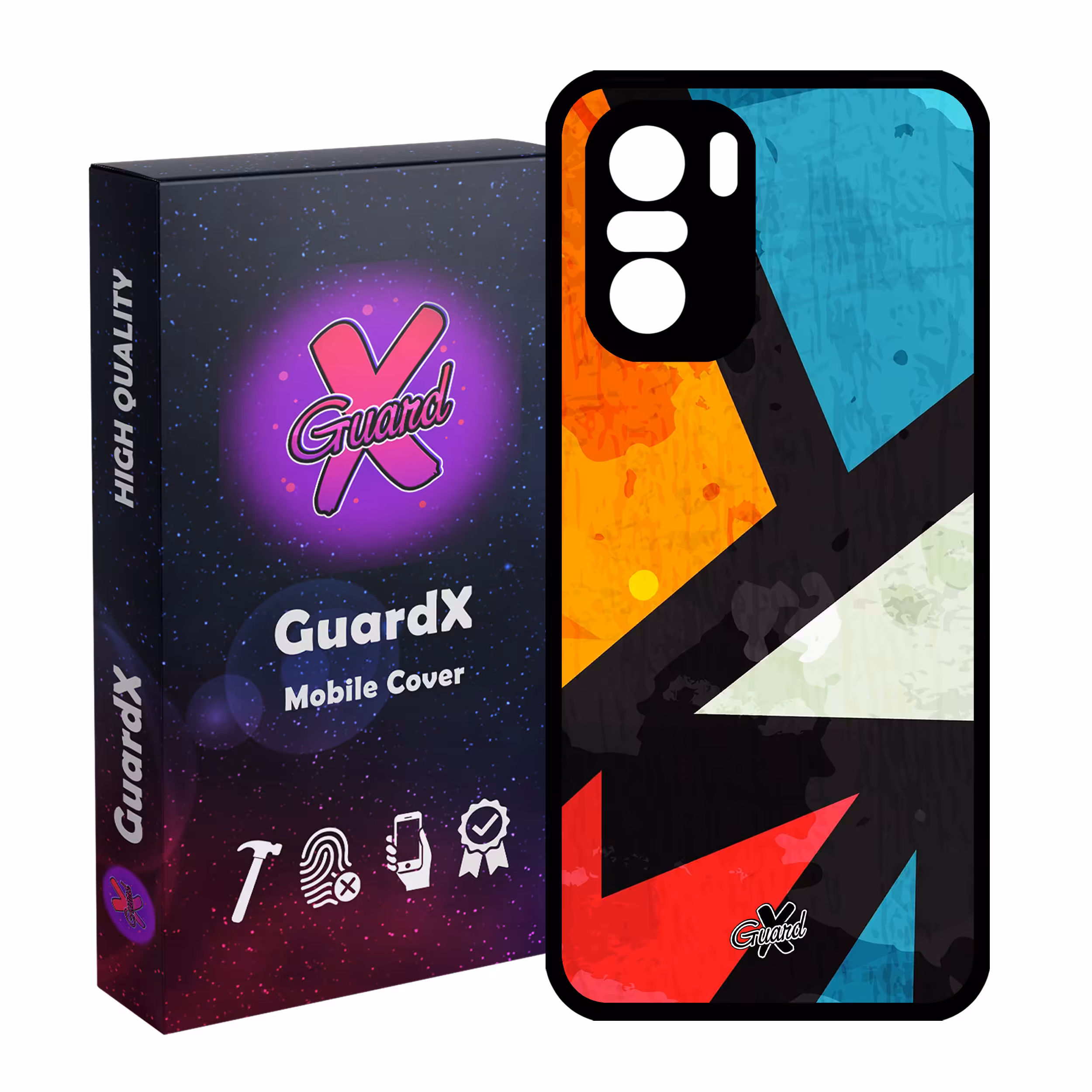کاور گارد ایکس طرح Colors مدل Glass10176 مناسب برای گوشی موبایل شیائومی Poco F3/MI 11X/MI 11X Pro/Redmi K40/K40 Pro