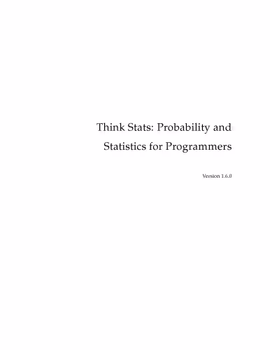 خرید و دانلود نسخه کامل کتاب ThinkStats