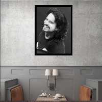 تابلو بکلیت طرح مشاهیر موسیقی جهان یانی مدل قاب شاسی B-S9863 | دنیای قاب