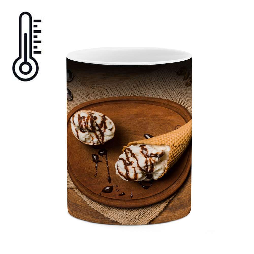 ماگ حرارتی کاکتی طرح بستنی مدل mgh15466