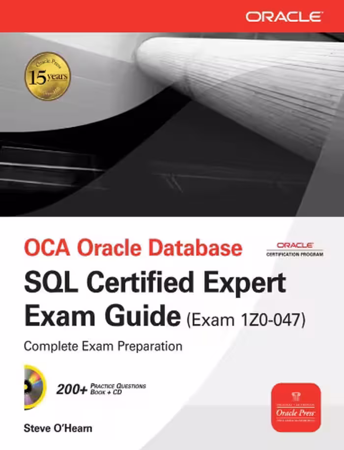 خرید و دانلود نسخه کامل کتاب OCA Oracle Database SQL Expert Exam Guide: Exam 1Z0-047 (Osborne Oracle Press Series)