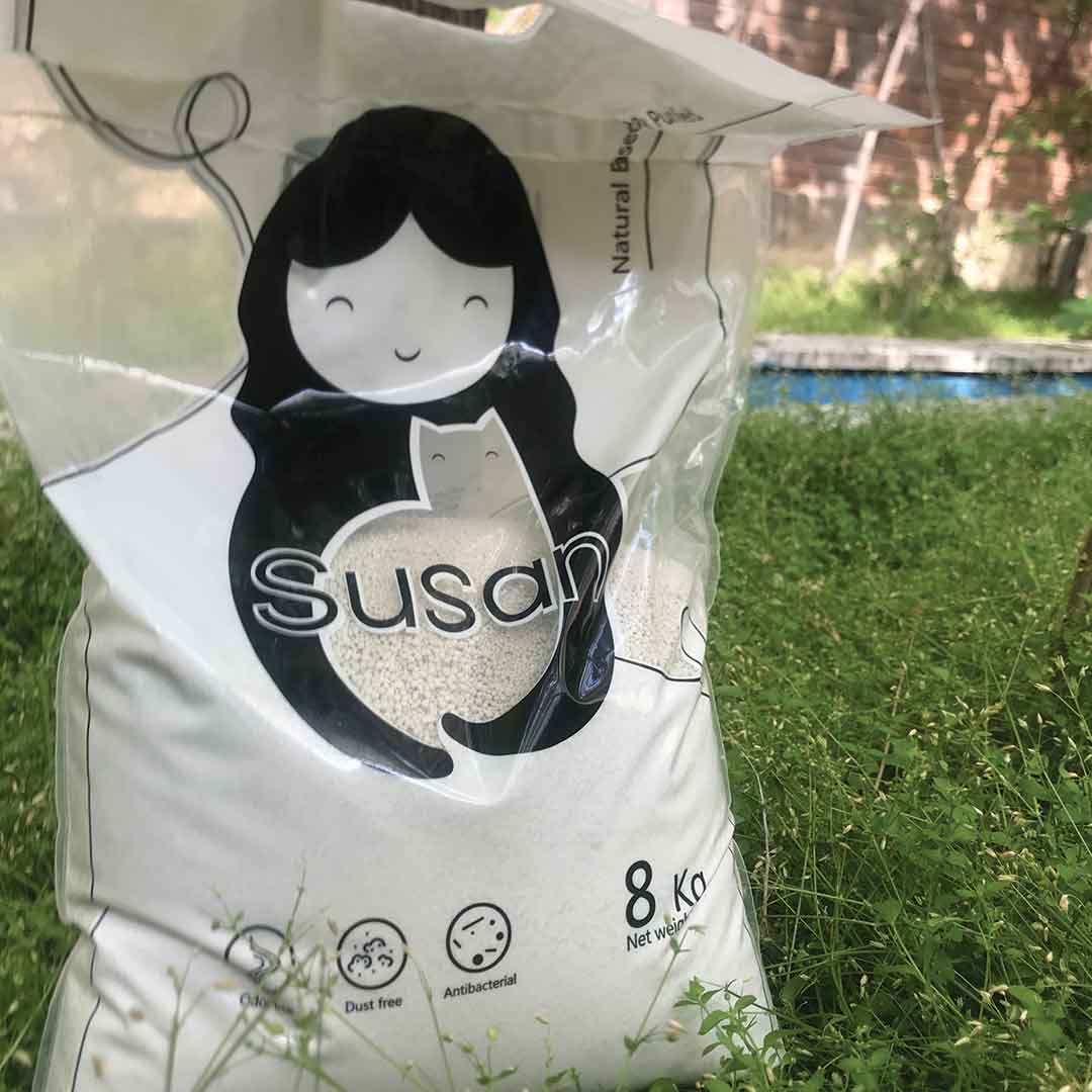 خاک بستر گربه سوسن مدل A1 وزن 8 کیلوگرم