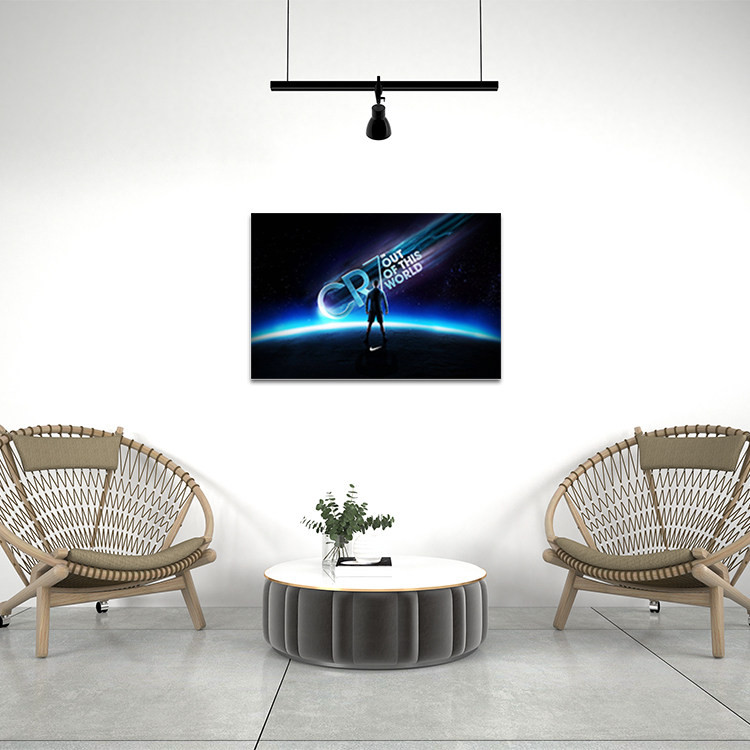 تابلو شاسی دنیای قاب مدل رونالدو | دنیای قاب