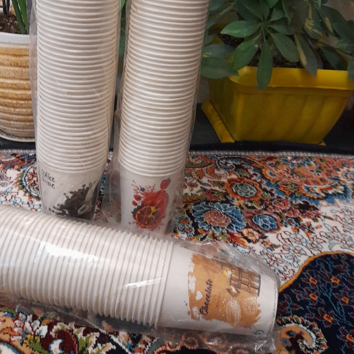 لیوان کاغذی 360 سی سی تک جداره 50 تایی