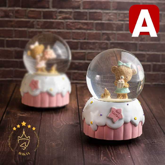 گوی موزیکال کوکی طرح خرس | کد B16