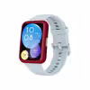 برچسب ماهوت طرح Matte-Warm-Red مناسب برای ساعت هوشمند هوآوی Watch Fit 2