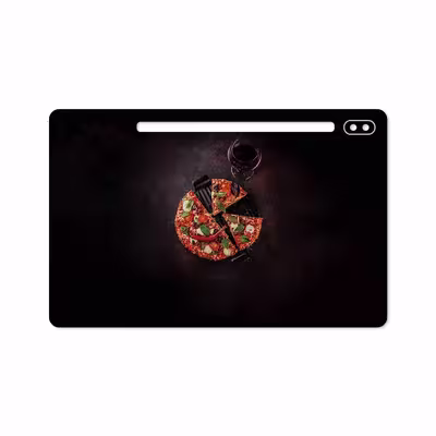 برچسب پوششی ماهوت مدل Pizza مناسب برای تبلت سامسونگ Galaxy Tab S6 2019 SM-T860