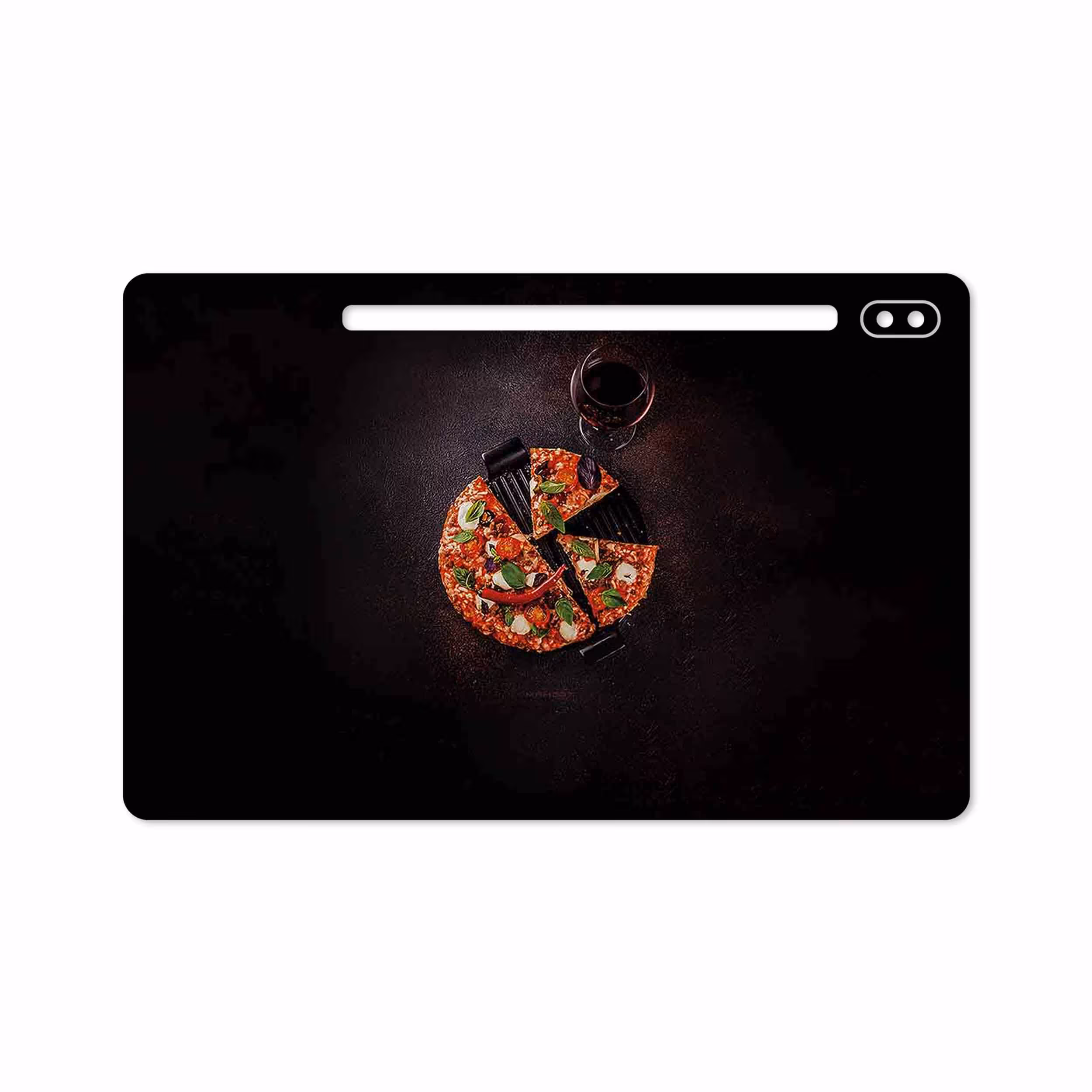 برچسب پوششی ماهوت مدل Pizza مناسب برای تبلت سامسونگ Galaxy Tab S6 2019 SM-T860