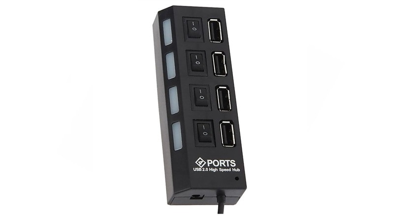 هاب 4 پورت USB 20 پورتز مدل HI-SPEED - دوسو آی تی