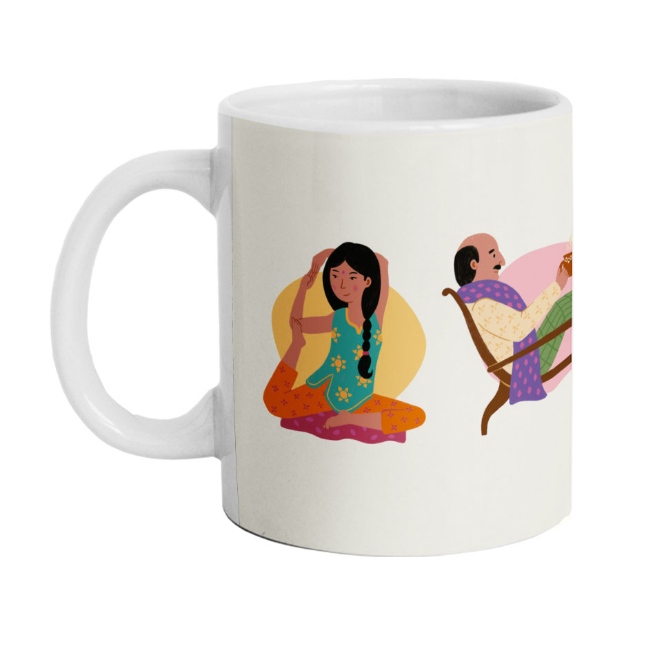 ماگ دارلی طرح مدیتیشن مدل M725