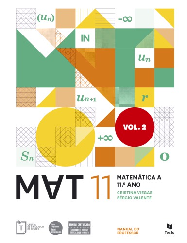 خرید و دانلود نسخه کامل کتاب M∀T 11 (MAT 11) - Volume 2 (Manual de Professor)