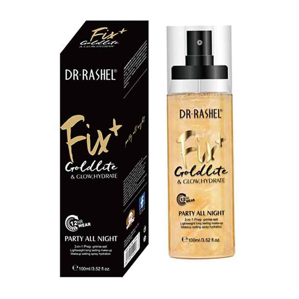 اسپری فیکساتور دکتر راشل مدل GOLD LITE DRL حجم 100 میلی لیتر
