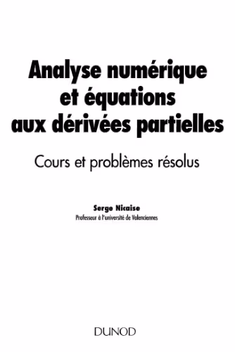 خرید و دانلود نسخه کامل کتاب Analyse numérique et équatons aux dérivées partielles