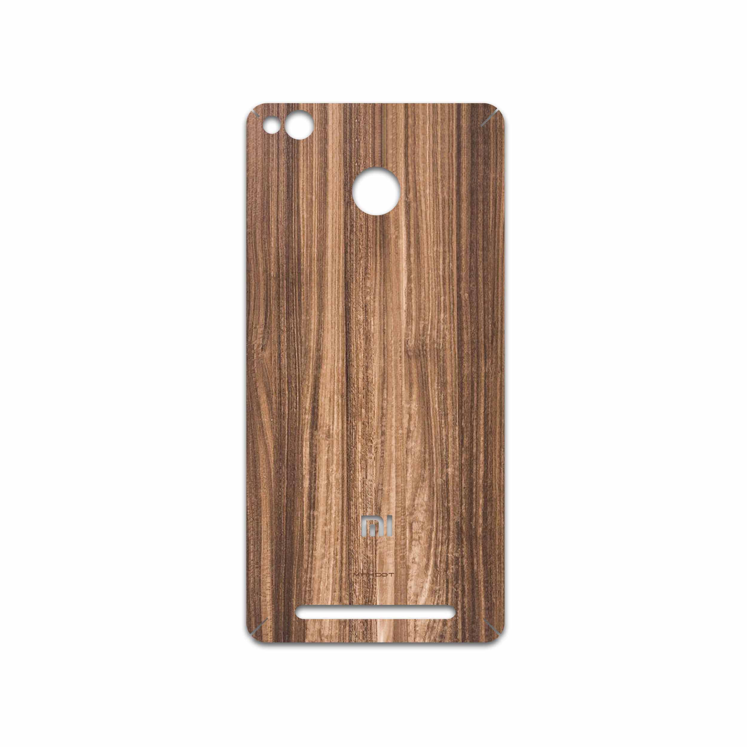 برچسب پوششی ماهوت مدل Light Walnut Wood مناسب برای گوشی موبایل شیائومی Redmi 3 Pro
