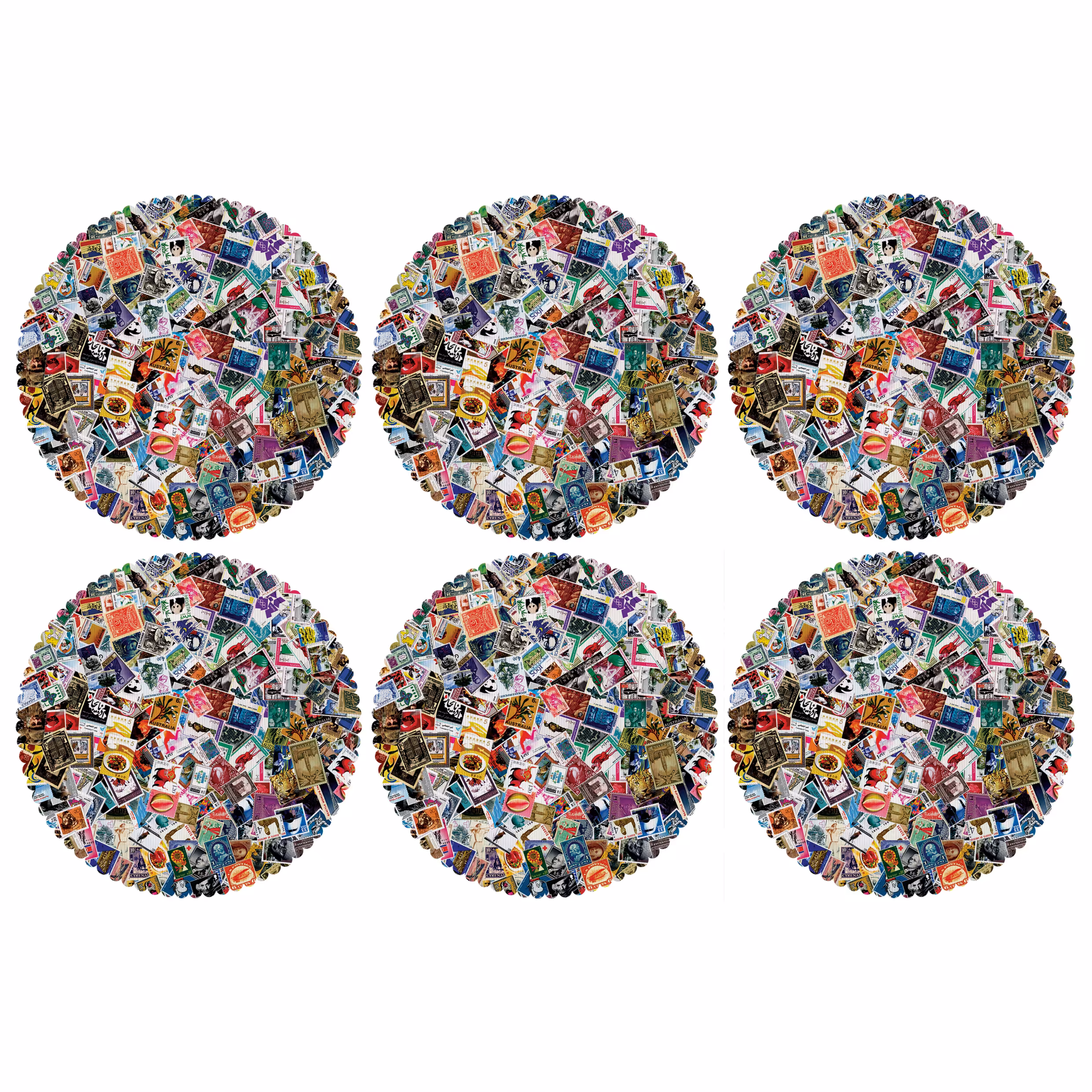 زیربشقابی مدل U2-42154 بسته 6 عددی