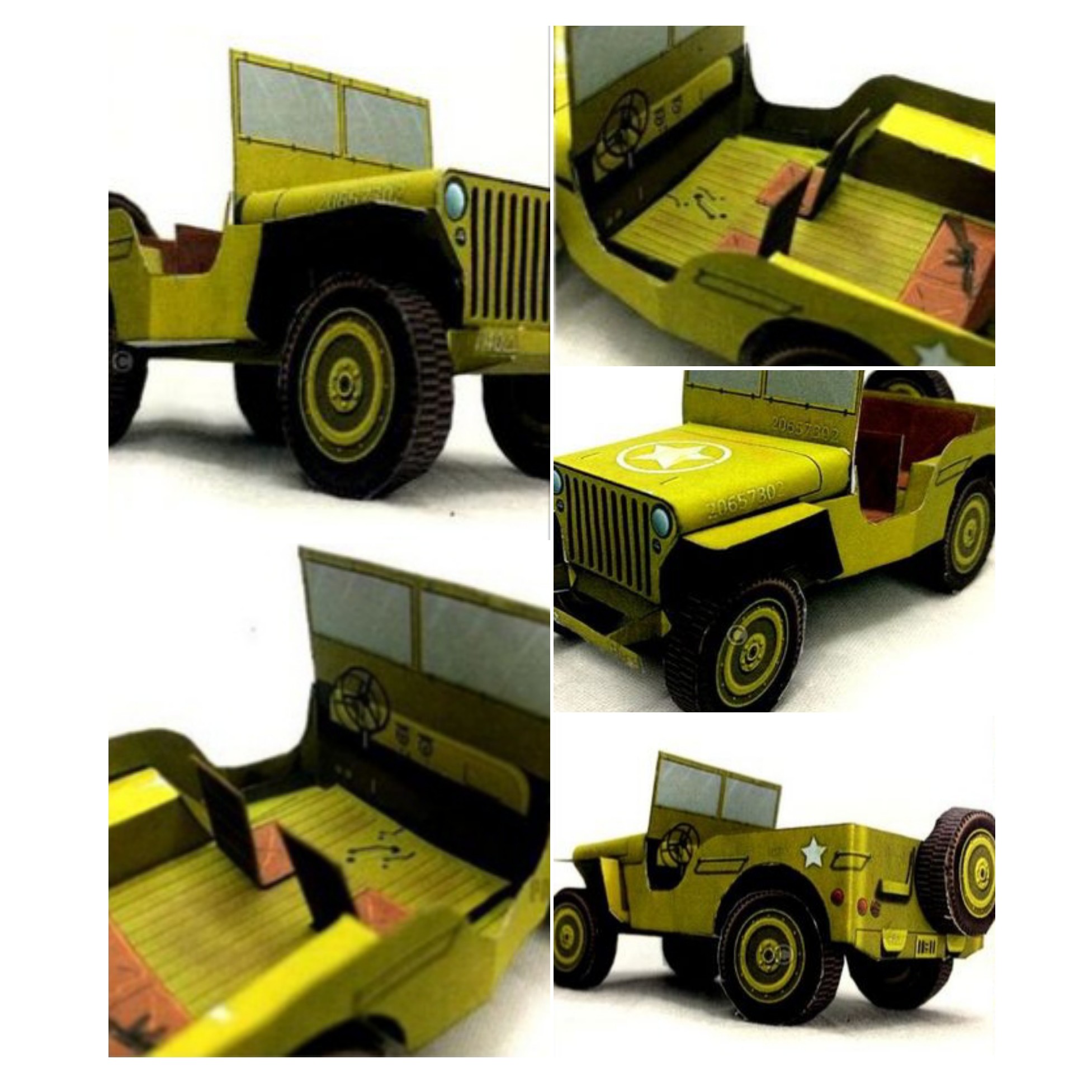 کیت ساخت ماکت ماشین جیپ 